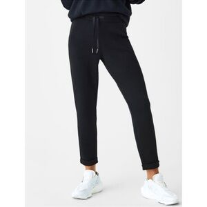 SPANX AirEssentials Black Tapered Track Pants